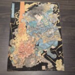 歌川国芳 『布引ノ瀧悪源太難波ヲ打つ』