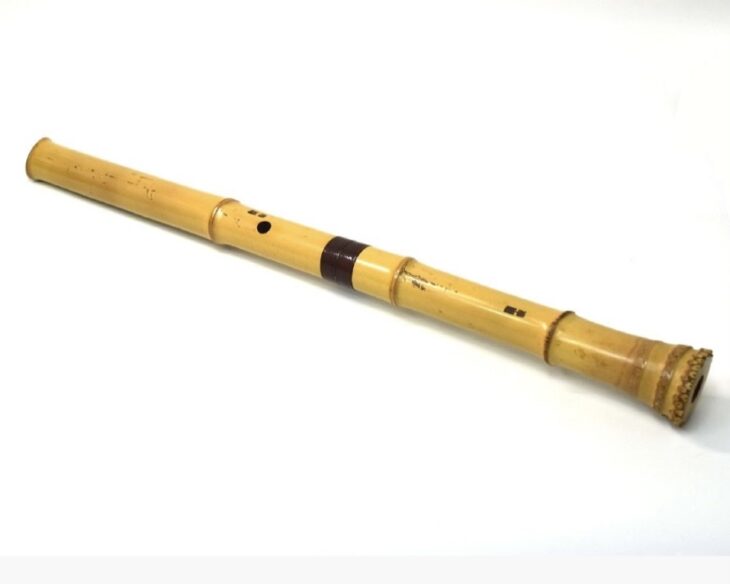 横山蘭畝『尺八』