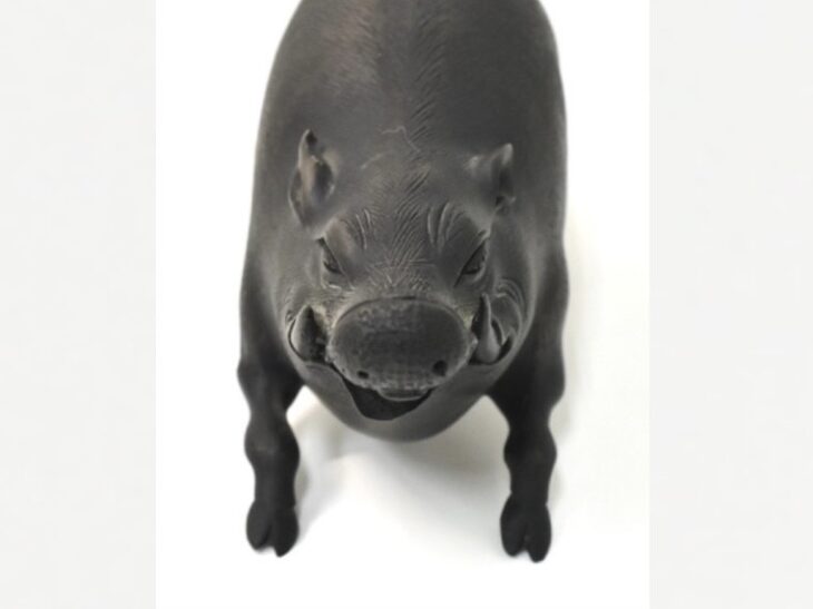 亀文堂 『猪』 ｜骨董品買取 緑和堂