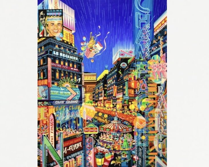 ヒロ・ヤマガタ 『ネオン』 ｜骨董品買取 緑和堂