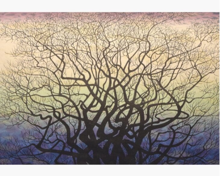 牧野宗則 『樹映』 ｜骨董品買取 緑和堂