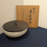 李朝 青磁水指