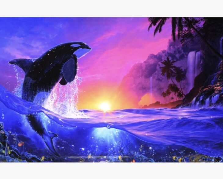 ラッセン 『シェパード オブ ザ シー(S)』 ｜骨董品買取 緑和堂