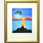 藤城清治『椰子の実』レフグラフ