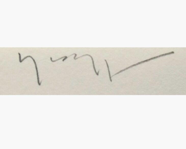 ヒロヤマガタ 『スノーウィ・モンマルトルⅡ』 シルクスクリーン