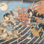 三代豊国 『児雷也 夢野蝶吉』