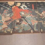 歌川国芳『楠正行討死之図』
