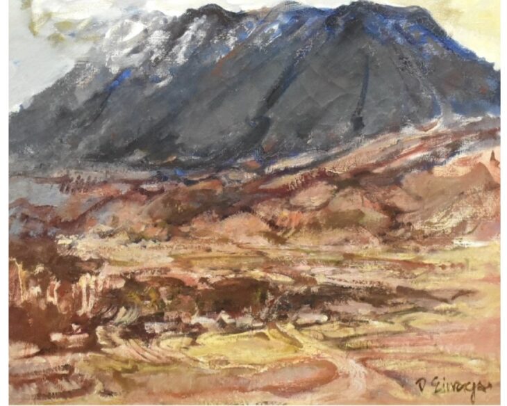 栄永大治良『御嶽山』 ｜骨董品買取 緑和堂