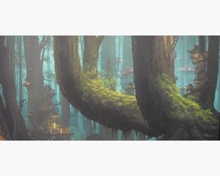 内尾和正 『源樹の森』 ｜骨董品買取 緑和堂