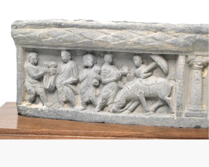 浮彫仏伝図 レリーフ置物 ｜骨董品買取 緑和堂