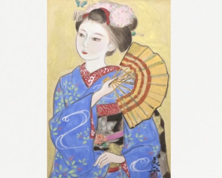 三輪良平 『舞妓』 ｜骨董品買取 緑和堂