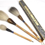 3点 伝統的工芸品 特産銘筆 熊野筆