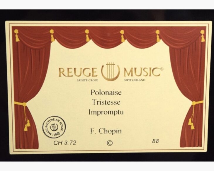 REUGE オルゴール 72弁『Polonaise / Tristesse / Impromptu』 ｜骨董