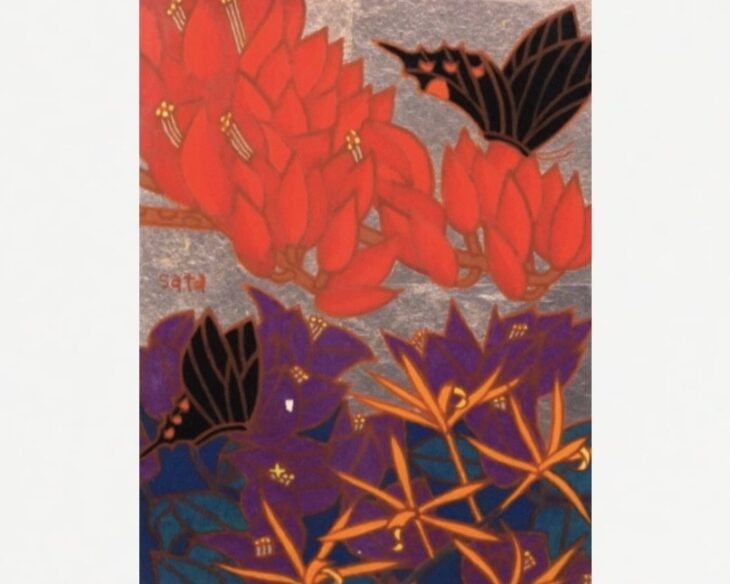 佐田勝 北の花 リトグラフ 版画 インテリア 額縁 佐田 勝 北の花 リトグラフ 版画 インテリア 額縁