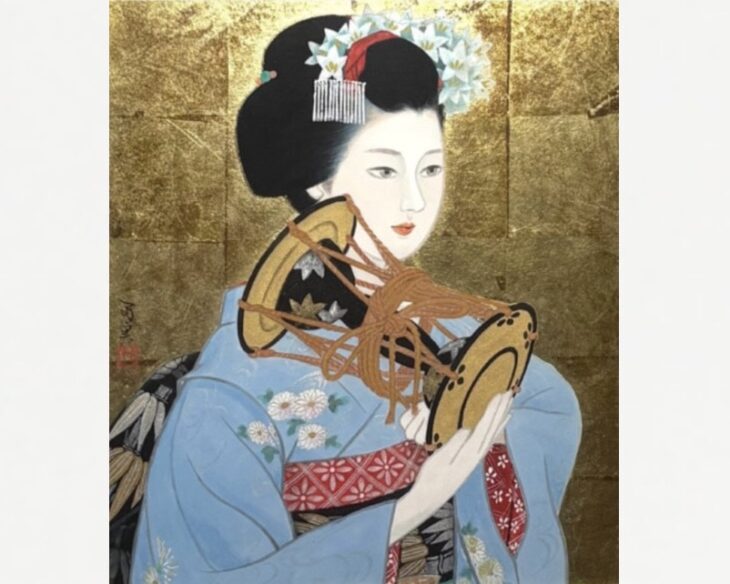 倉田冨美　日本画 倉田冨美 日本画 ｜骨董品買取 緑和堂