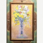 田村勉 『ガラス壺の草花』