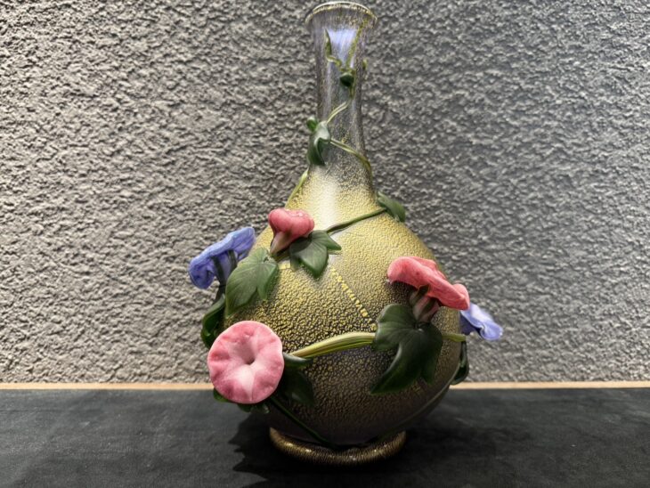 黒木 国昭『朝顔』 ｜骨董品買取 緑和堂