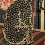 落合芳幾『虎豹』