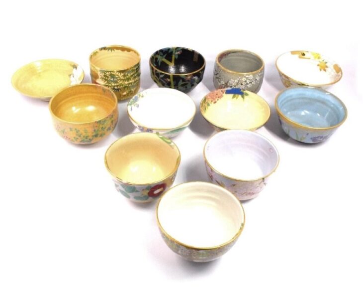 桑野むつ子『抹茶茶碗コレクション 御所の花 十二ヵ月』