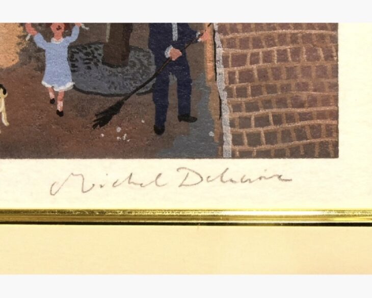 ミッシェル・ドラクロワ 『凱旋門』 ｜骨董品買取 緑和堂