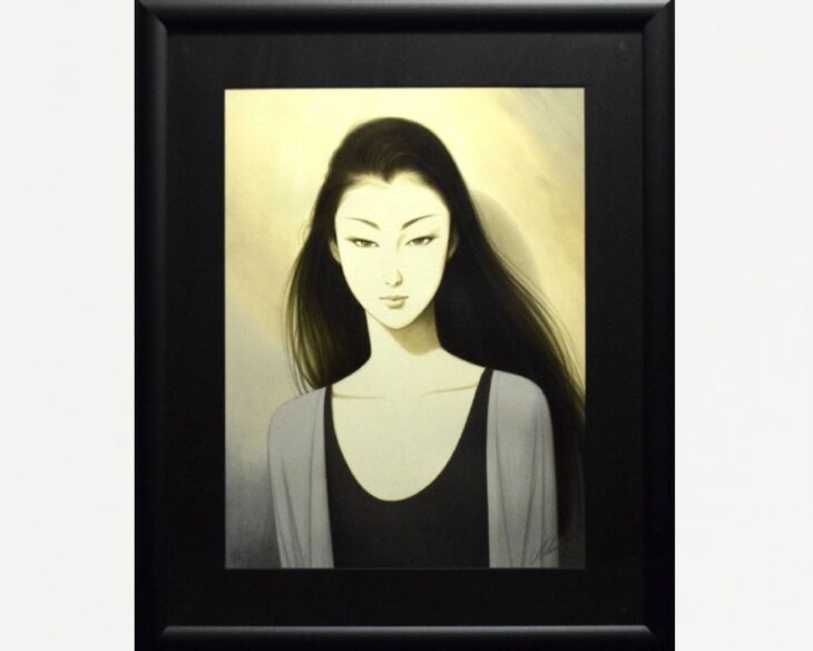 鶴田一郎 『ときめき』 ｜骨董品買取 緑和堂