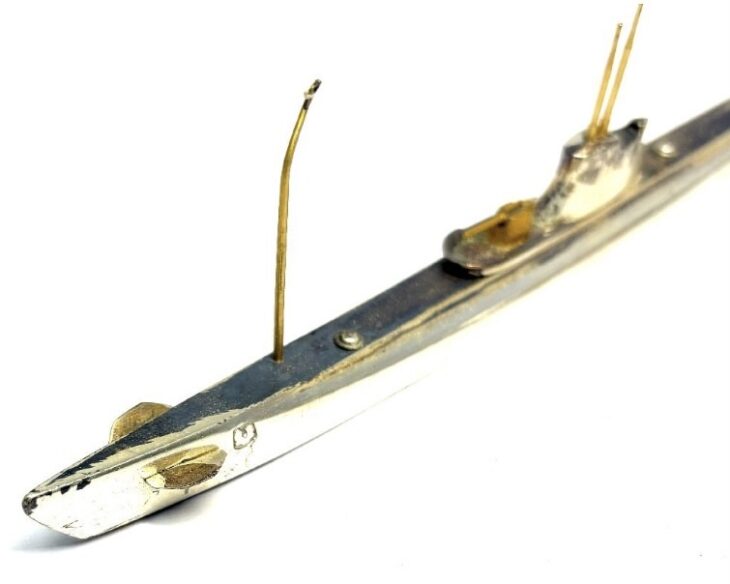 潜水艦進水 記念文鎮 ｜骨董品買取 緑和堂