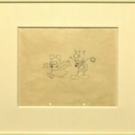 ウォルト・ディズニー 鉛筆画