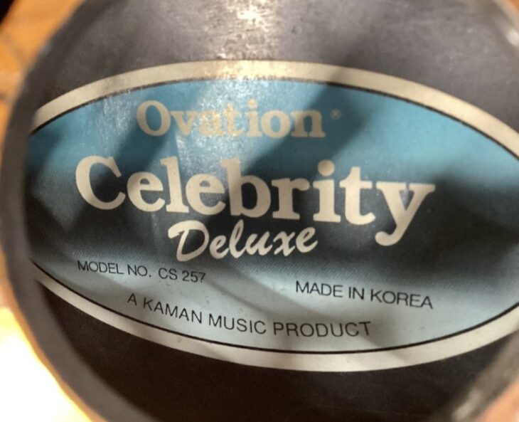 Ovation Celebrity Deluxe CS257 ｜骨董品買取 緑和堂