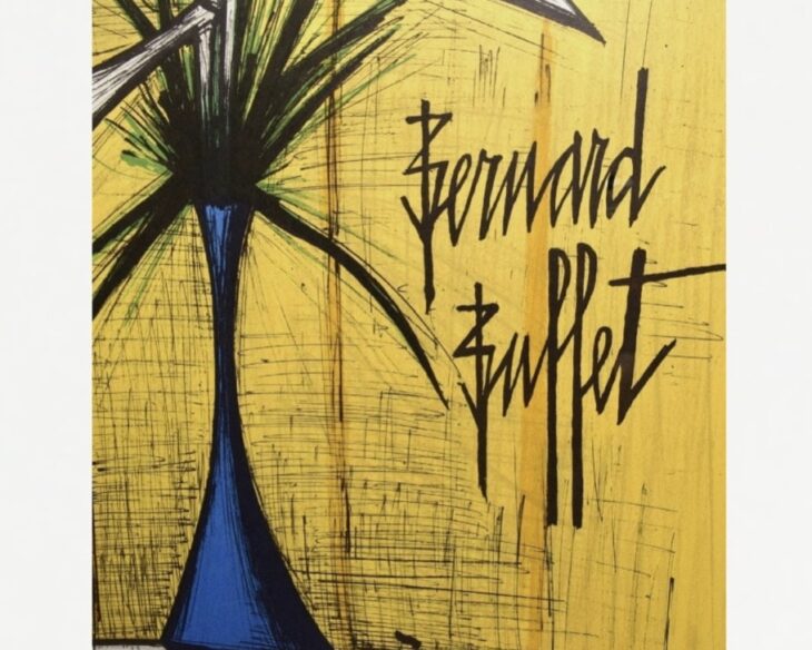 ベルナール　ブュッフェ作ユリ ベルナール・ビュッフェ<きんせんかと百合> | A.Gallery