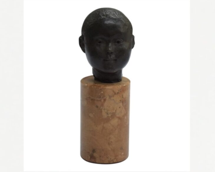 佐藤忠良 『男の児 ブロンズ像』 ｜骨董品買取 緑和堂