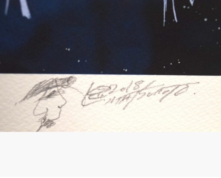 松本零士 『メーテル・永遠に』 シルクスクリーン ｜骨董品買取 緑和堂