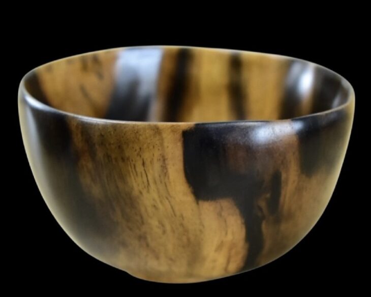 おかや木芸 『黒柿茶碗』 ｜骨董品買取 緑和堂