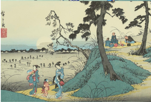 悠々洞出版 『広重の四季 月の絵』 ｜骨董品買取 緑和堂