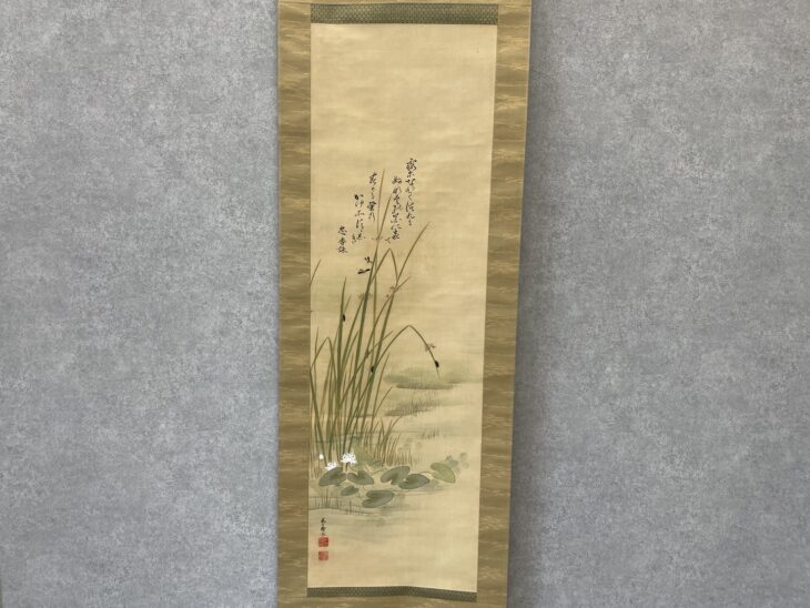 藤原哲長 二幅対 『桜蛍絵』