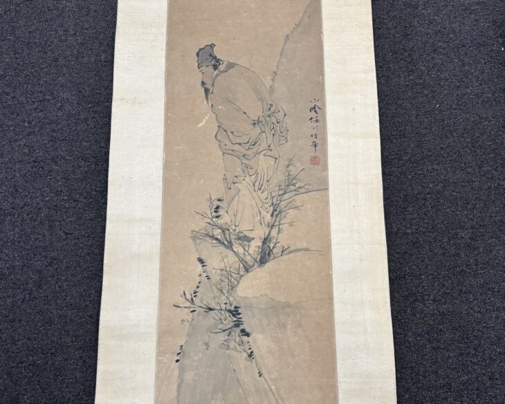 任頤『人物画 掛軸』