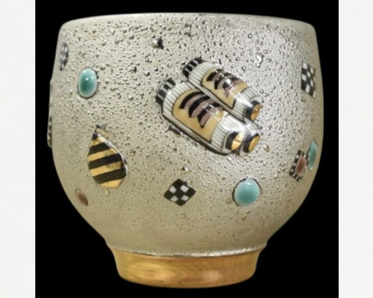 高橋 亞希 『盃 宝尽くし』 ｜骨董品買取 緑和堂