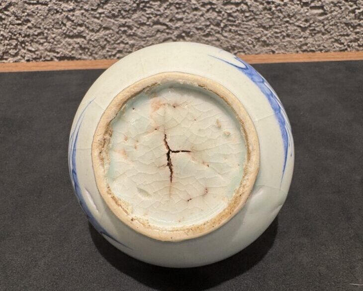 李朝青花秋草文徳利 ｜骨董品買取 緑和堂