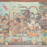 歌川芳虎 『西海蜑女水底二入テ平家ノ一族ニ見』