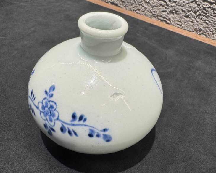 李朝青花秋草文徳利 ｜骨董品買取 緑和堂