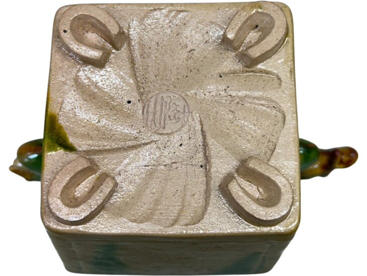 伊東陶山『三彩 香炉』 ｜骨董品買取 緑和堂