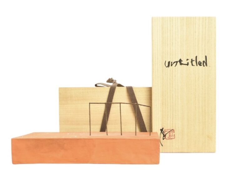 内田鋼一 『untitled 生彩線刻文作品 鉄線組』 ｜骨董品買取 緑和堂