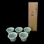 井上 康徳『青白磁線八角 小鉢』
