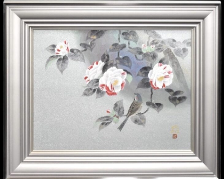 川島睦郎 『椿』