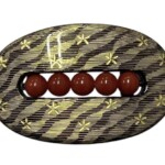 道上正司 『珊瑚 帯留め』