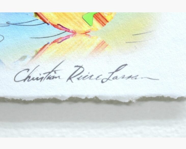 クリスチャン・ラッセン『SURFS UP (M) PAPER』 ｜骨董品買取 緑和堂