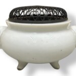 白磁 銀火屋 香炉