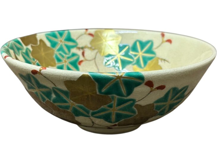 永楽即全 『仁清写 青楓茶碗』 ｜骨董品買取 緑和堂