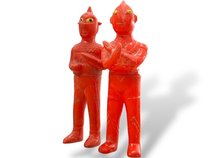 当時物ウルトラマン　ブルマァク　円谷プロ　ウルトラの父　昭和レトロ　ソフビ人形 希少 ブルマァク ウルトラの父 ミニソフビ 当時物 当時物 ブルマァク