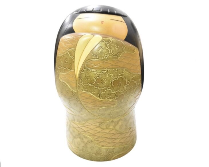 吉田多加志 『こけし 花かすみ』 ｜骨董品買取 緑和堂