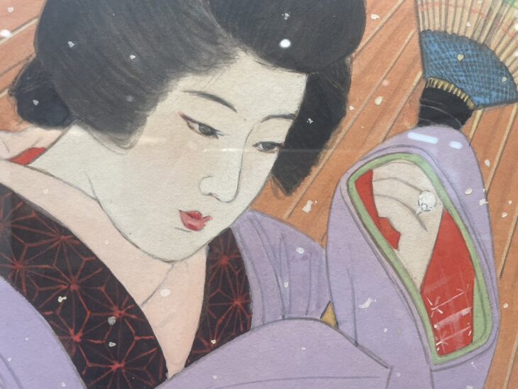 伊東深水 『舞妓』 ｜骨董品買取 緑和堂